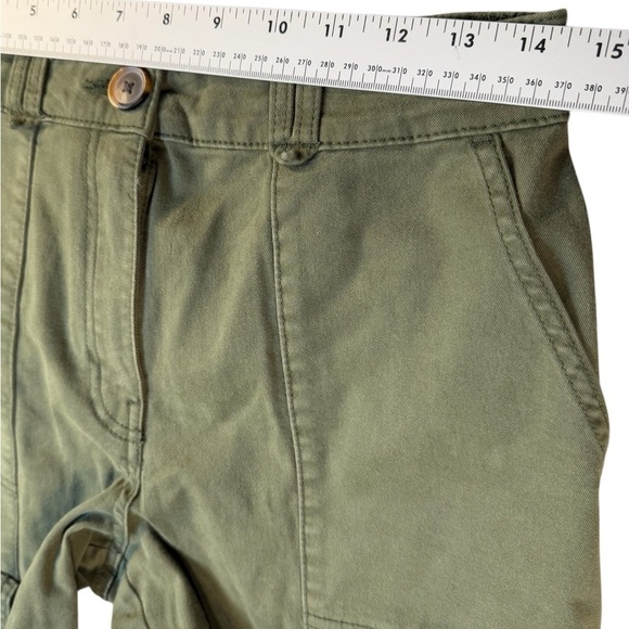 NWT H&M Green Utility Pants Womens Size 4 - Picture 4 of 6